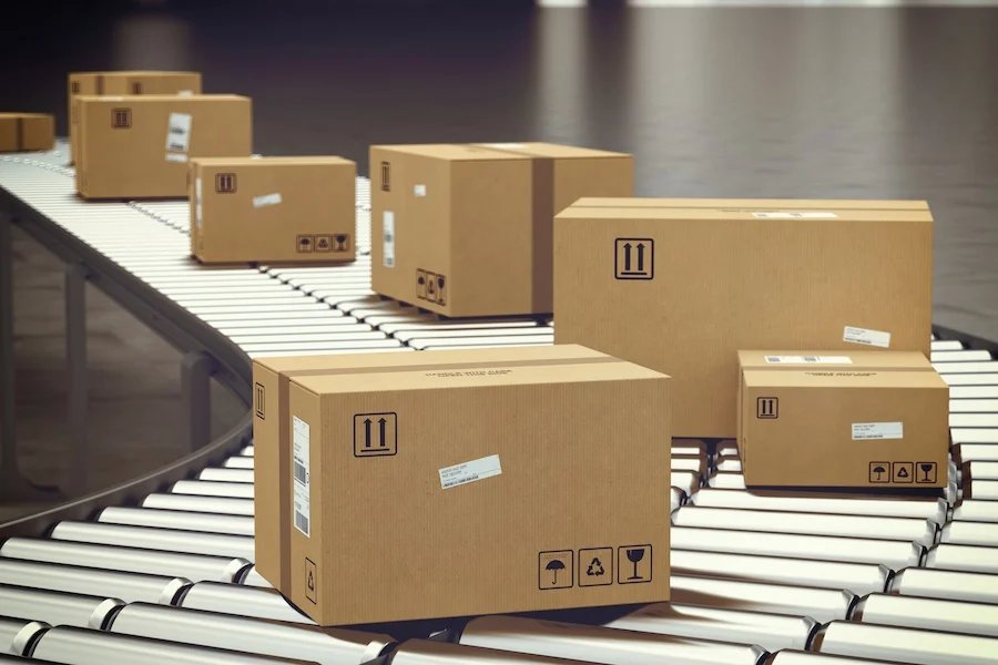 Packages moving through our network