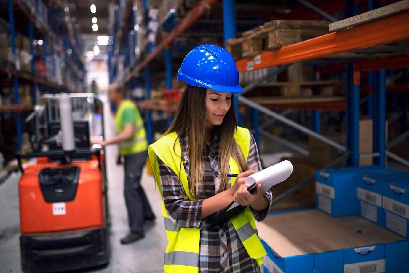 Delivery professional at work